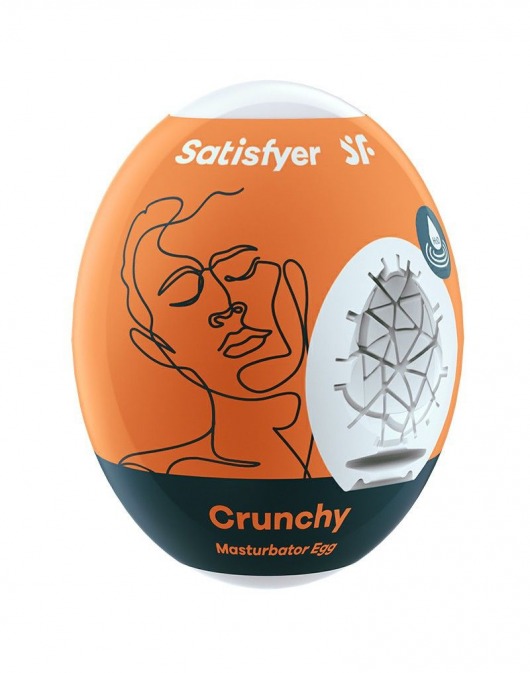 Мастурбатор-яйцо Satisfyer Crunchy Mini Masturbator - Satisfyer - в Комсомольске-на-Амуре купить с доставкой