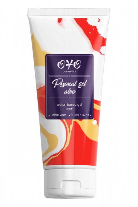 Анальная смазка на водной основе OYO Personal Gel Aloe - 50 мл. - OYO - купить с доставкой в Комсомольске-на-Амуре