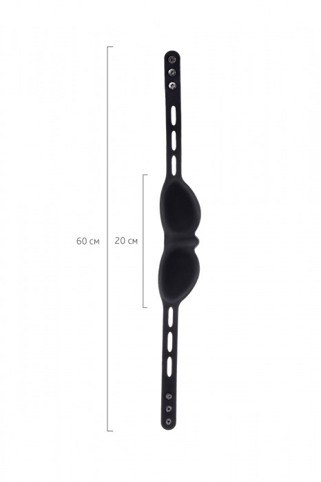 Черная плотная силиконовая маска - ToyFa - купить с доставкой в Комсомольске-на-Амуре