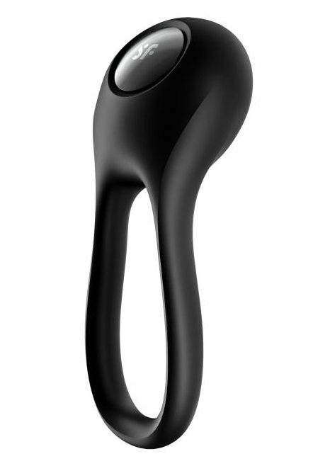Черное эрекционное виброкольцо Majestic Duo - Satisfyer - в Комсомольске-на-Амуре купить с доставкой