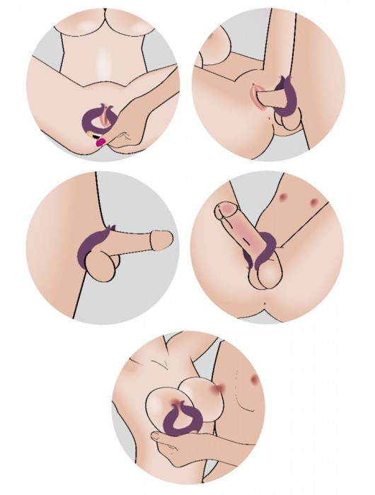 Вибратор для пар Two Motors Couple’s Ring в форме кольца - Orion - в Комсомольске-на-Амуре купить с доставкой
