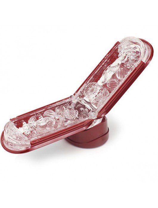 Красный мастурбатор Flip Zero Red   Warmer с подогревом - Tenga - в Комсомольске-на-Амуре купить с доставкой