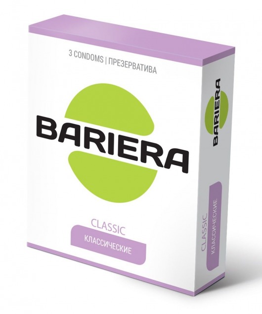 Классические презервативы Bariera Classic - 3 шт. - Bariera - купить с доставкой в Комсомольске-на-Амуре