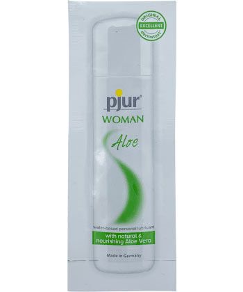 Лубрикант на водной основе pjur WOMAN Aloe - 2 мл. - Pjur - купить с доставкой в Комсомольске-на-Амуре