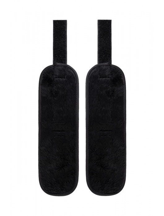 Серебристо-черные наручники Anonymo - ToyFa - купить с доставкой в Комсомольске-на-Амуре