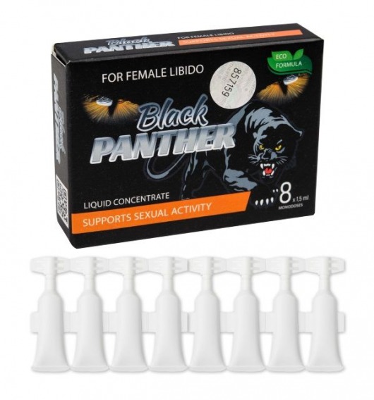 Пищевой концентрат для женщин BLACK PANTER - 8 монодоз (по 1,5 мл.) - Sitabella - купить с доставкой в Комсомольске-на-Амуре