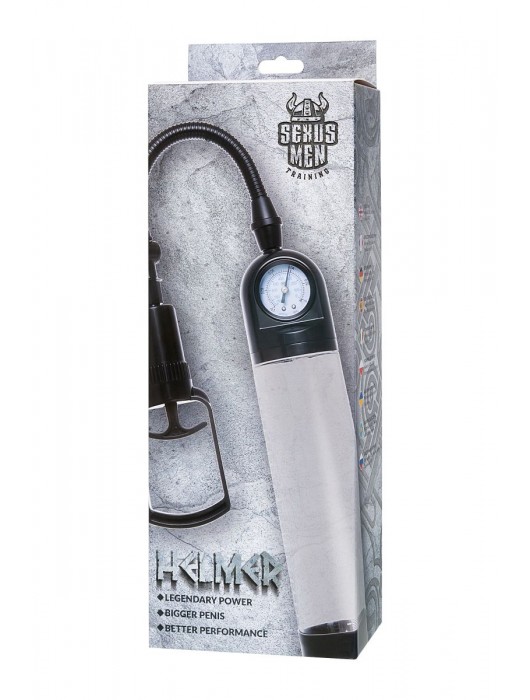 Прозрачная механическая помпа Helmer с манометром - Sexus - в Комсомольске-на-Амуре купить с доставкой