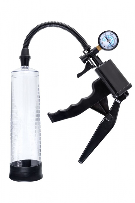 Прозрачная механическая помпа для пениса Viggo - Sexus - в Комсомольске-на-Амуре купить с доставкой