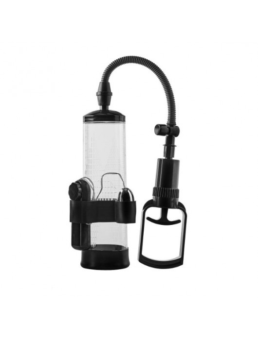 Прозрачная вакуумная помпа с вибрацией Vibrating Penis Pump - Dream Toys - в Комсомольске-на-Амуре купить с доставкой