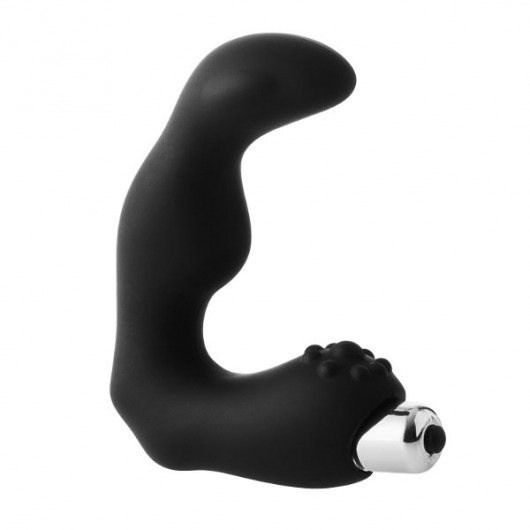 Черный вибромассажер простаты FantASStic Vibrating Prostate Massager - 11,3 см. - Dream Toys - в Комсомольске-на-Амуре купить с доставкой