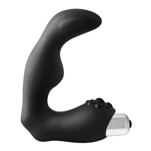 Черный вибромассажер простаты FantASStic Vibrating Prostate Massager - 11,3 см. - Dream Toys - в Комсомольске-на-Амуре купить с доставкой