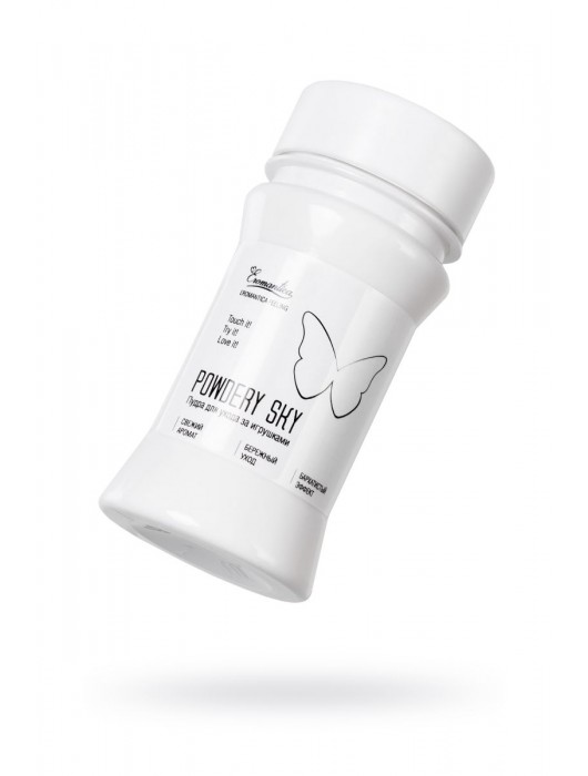 Пудра для ухода за игрушками Powdery Sky с ароматом мяты - 40 гр. - Eromantica - купить с доставкой в Комсомольске-на-Амуре