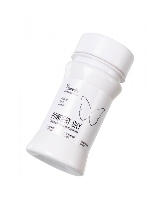 Пудра для ухода за игрушками Powdery Sky с ароматом мяты - 40 гр. - Eromantica - купить с доставкой в Комсомольске-на-Амуре