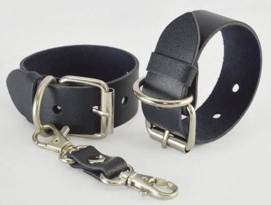 Наручники из натуральной кожи  Новичок - Sitabella - купить с доставкой в Комсомольске-на-Амуре