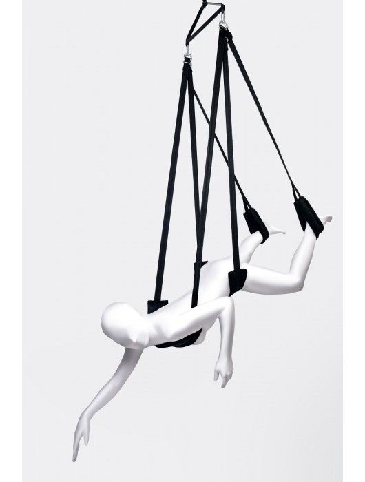 Черные секс-качели Anonymo №0503 - ToyFa - купить с доставкой в Комсомольске-на-Амуре