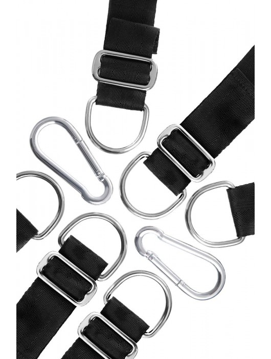 Черные секс-качели Anonymo №0503 - ToyFa - купить с доставкой в Комсомольске-на-Амуре