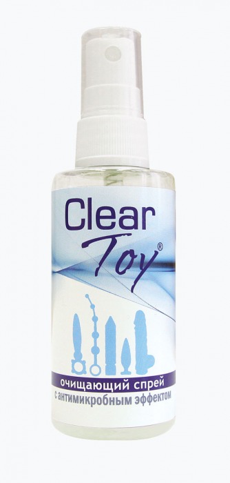 Очищающий спрей Clear Toy с антимикробным эффектом - 100 мл. - Биоритм - купить с доставкой в Комсомольске-на-Амуре