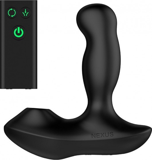 Черный вибратор-ротатор для стимуляции простаты Nexus Revo Air - Nexus Range - в Комсомольске-на-Амуре купить с доставкой