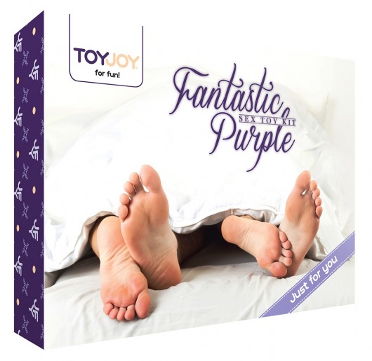 Эротический набор FANTASTIC PURPLE SEX TOY KIT - Toy Joy - купить с доставкой в Комсомольске-на-Амуре