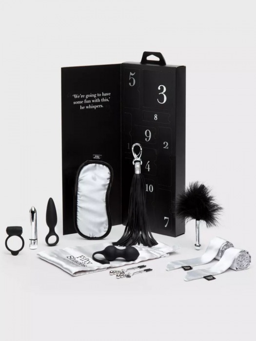 Эротический набор Pleasure Overload 10 Days of Play Gift Set - Fifty Shades of Grey - купить с доставкой в Комсомольске-на-Амуре