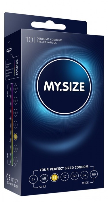 Презервативы MY.SIZE размер 53 - 10 шт. - My.Size - купить с доставкой в Комсомольске-на-Амуре