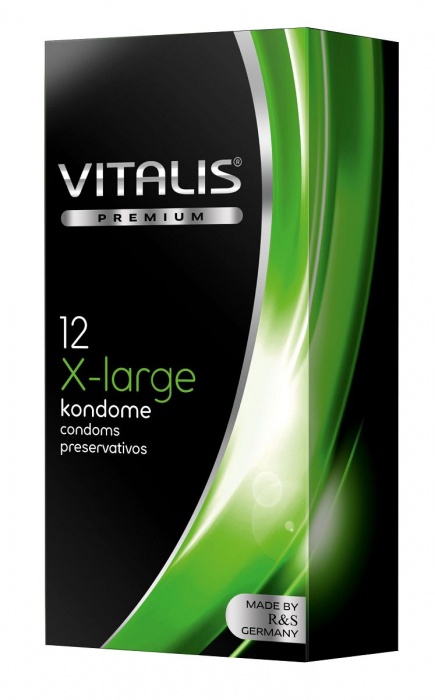 Презервативы увеличенного размера VITALIS PREMIUM x-large - 12 шт. - Vitalis - купить с доставкой в Комсомольске-на-Амуре