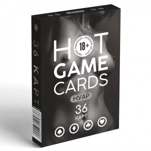 Игральные карты HOT GAME CARDS НУАР - 36 шт. - Сима-Ленд - купить с доставкой в Комсомольске-на-Амуре