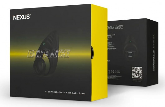 Черное эрекционное виброкольцо Nexus Enhance - Nexus Range - в Комсомольске-на-Амуре купить с доставкой