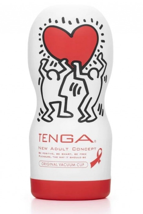 Мастурбатор Keith Haring Cup Deep Throat - Tenga - в Комсомольске-на-Амуре купить с доставкой