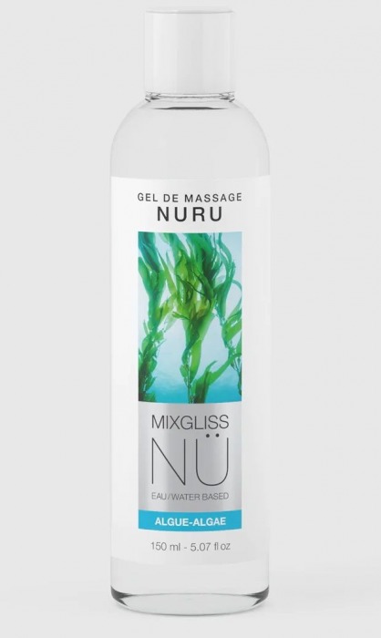 Массажный гель на водной основе Mixgliss NU Algae - 150 мл. - Mixgliss - купить с доставкой в Комсомольске-на-Амуре
