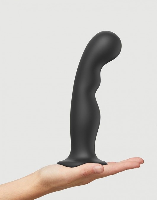 Черная насадка Strap-On-Me Dildo Plug P G size XXL - Strap-on-me - купить с доставкой в Комсомольске-на-Амуре
