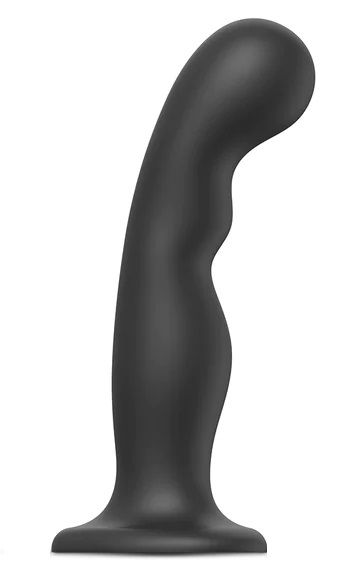 Черная насадка Strap-On-Me Dildo Plug P G size XXL - Strap-on-me - купить с доставкой в Комсомольске-на-Амуре