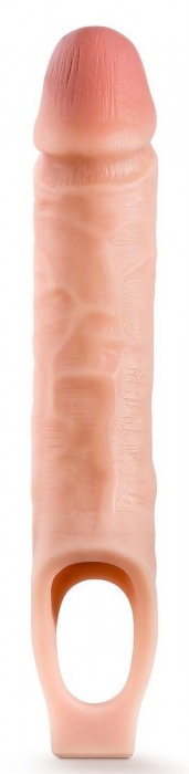 Телесная насадка на пенис 10 Inch Cock Sheath Extender - 25 см. - Blush Novelties - в Комсомольске-на-Амуре купить с доставкой