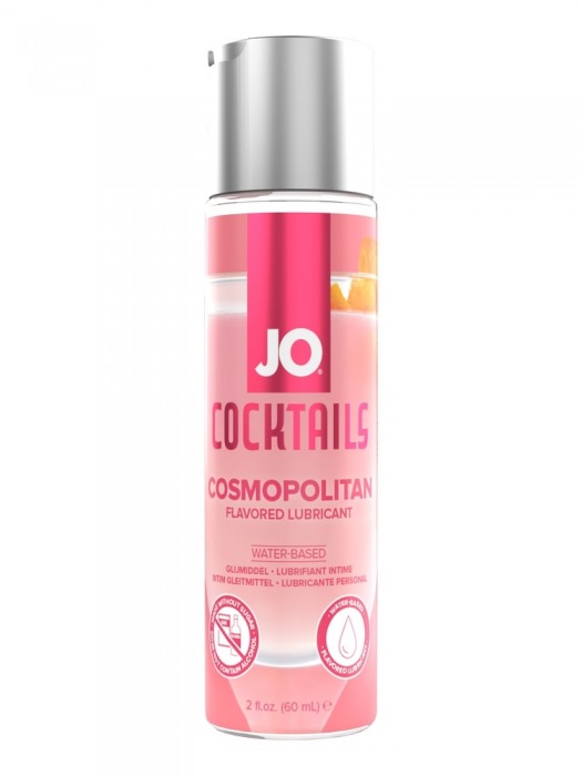 Вкусовой лубрикант на водной основе JO Cocktails Cosmopolitan - 60 мл. - System JO - купить с доставкой в Комсомольске-на-Амуре