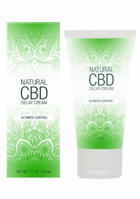 Крем-пролонгатор Natural CBD Delay Cream - 50 мл. - Shots Media BV - купить с доставкой в Комсомольске-на-Амуре