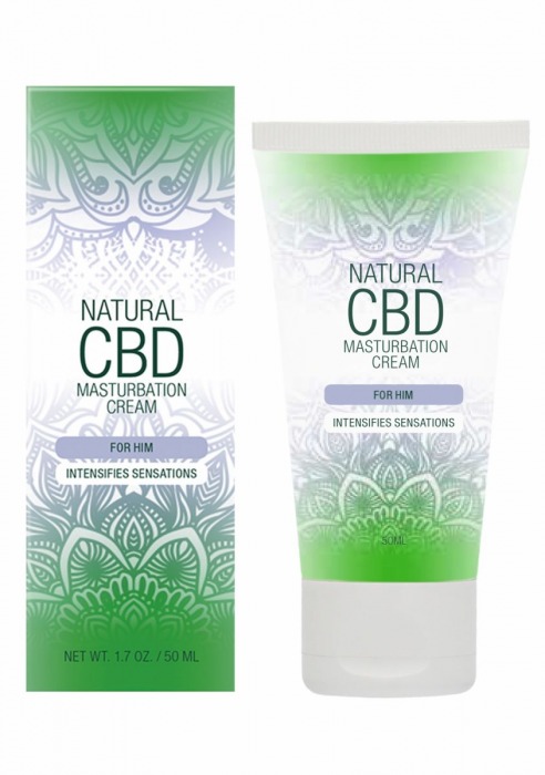 Крем для мастурбации для мужчин Natural CBD Masturbation Cream For Him - 50 мл. - Shots Media BV - купить с доставкой в Комсомольске-на-Амуре