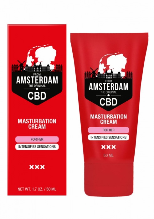 Крем для мастурбации для женщин CBD from Amsterdam Masturbation Cream For Her - 50 мл. - Shots Media BV - купить с доставкой в Комсомольске-на-Амуре