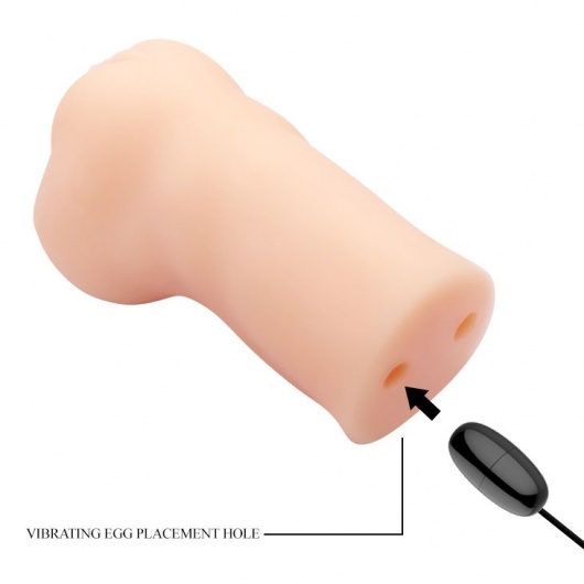 Телесный мастурбатор-вагина Rocket Pussy Nadya с вибрацией - Baile - в Комсомольске-на-Амуре купить с доставкой