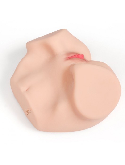 Телесный мастурбатор-полуторс Maria Onehole Real Vagina с двойным слоем материала - KOKOS - в Комсомольске-на-Амуре купить с доставкой