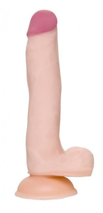 Телесный фаллоимитатор-реалистик Minc - 21 см. - A-toys купить с доставкой в интернет-магазине Orgasmix в Комсомольске-на-Амуре Телесный фаллоимитатор-реалистик Minc - 21 см. - A-toys