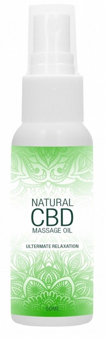 Массажное масло Natural CBD Massage Oil - 50 мл. - Shots Media BV - купить с доставкой в Комсомольске-на-Амуре