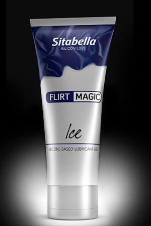 Силиконовая гель-смазка FLIRT MAGIC Ice с лёгким пролонгирующим эффектом - 75 мл. - Sitabella - купить с доставкой в Комсомольске-на-Амуре