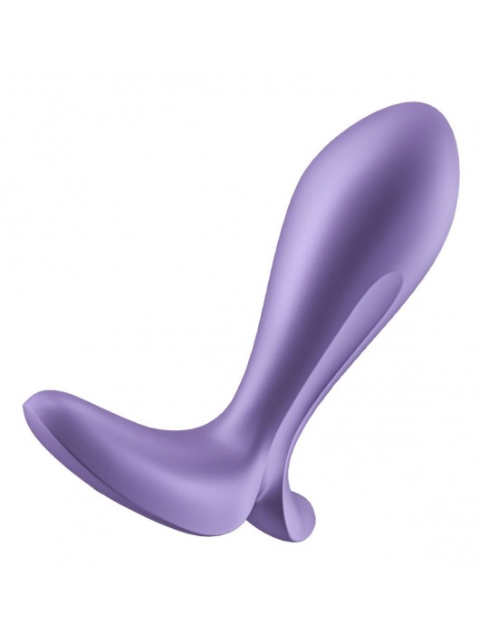 Фиолетовый анальный вибростимулятор Intensity Plug - Satisfyer - в Комсомольске-на-Амуре купить с доставкой