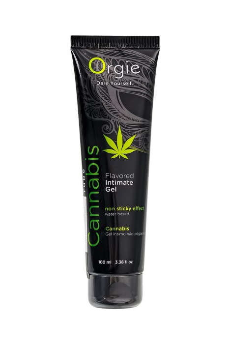 Интимный гель на водной основе ORGIE Lube Tube Cannabis - 100 мл. - ORGIE - купить с доставкой в Комсомольске-на-Амуре