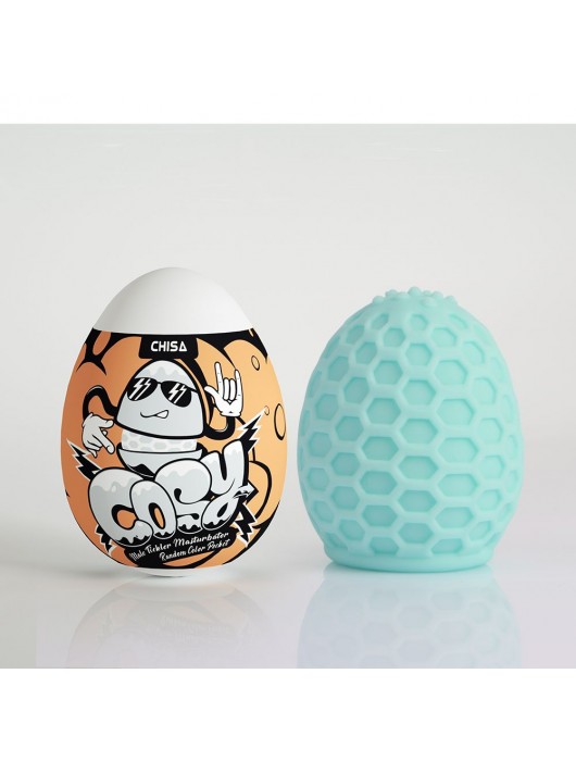 Аквамариновый мастурбатор-яйцо Male Tickler Masturbator - Chisa - в Комсомольске-на-Амуре купить с доставкой