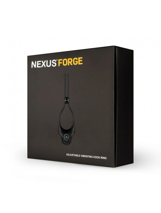 Черное эрекционное лассо с вибрацией Nexus Forge - Nexus Range - в Комсомольске-на-Амуре купить с доставкой