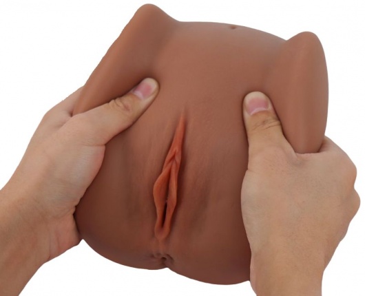 Мастурбатор Black Beauty - вагина и анус - S-HANDE - в Комсомольске-на-Амуре купить с доставкой