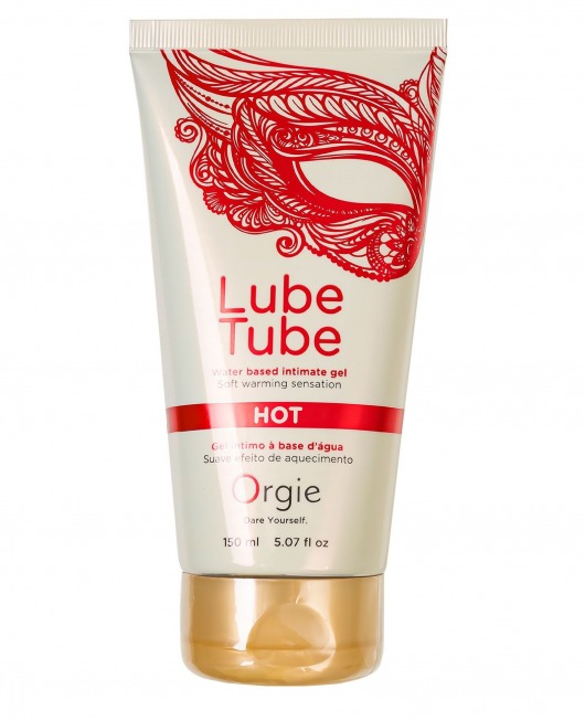 Интимный гель на водной основе Lube Tube Hot с разогревающим эффектом - 150 мл. - ORGIE - купить с доставкой в Комсомольске-на-Амуре