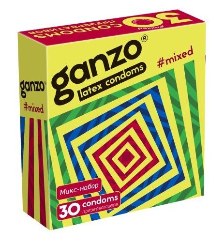 Микс-набор из 30 презервативов Ganzo Mixed - Ganzo - купить с доставкой в Комсомольске-на-Амуре