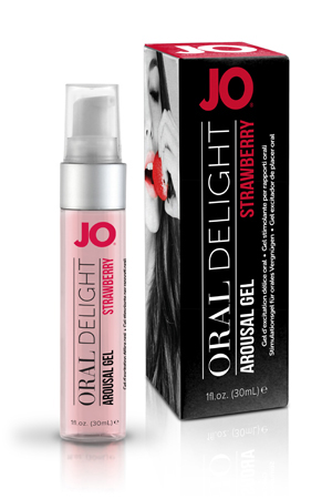 Клубничный лубрикант для оральных ласк Oral Delight Strawberry Sensation - 30 мл. - System JO - купить с доставкой в Комсомольске-на-Амуре